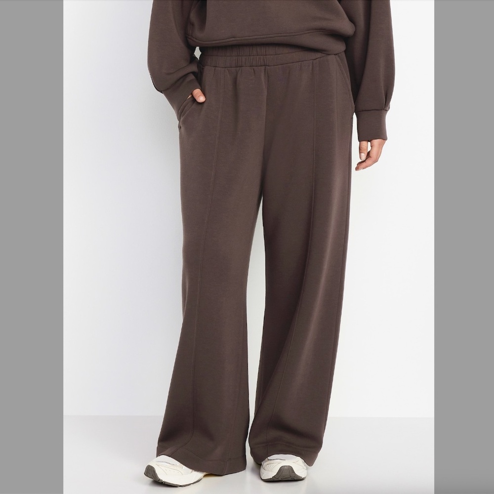 Gap Dark Brown Wide Leg Sweatpants in Size SP